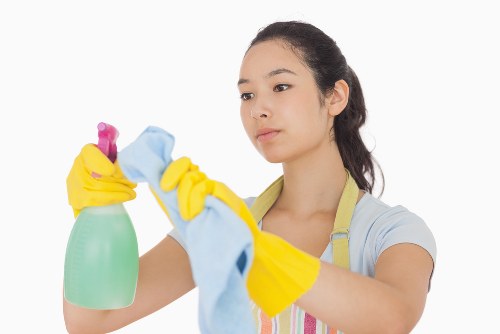 Professional Hollandpark cleaner working in a tidy London home