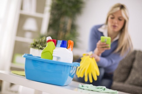 Commercial stain removal service for a Holland Park business